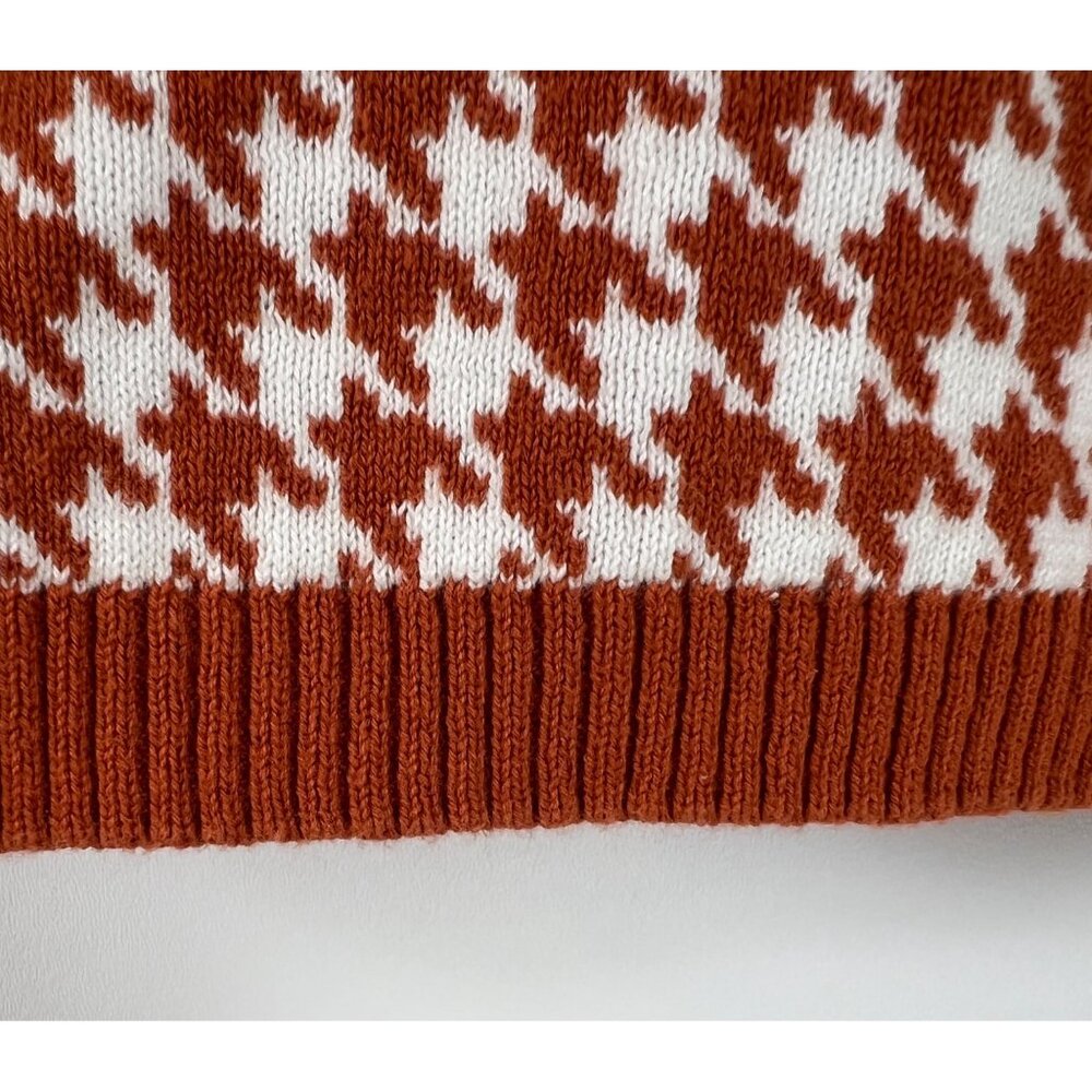 Sincerely Jules Girl Houndstooth Cardigan Sweater - Picture 7 of 10